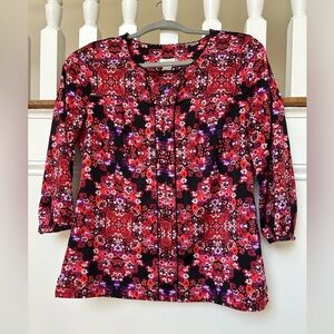 J. Crew Floral Blouse